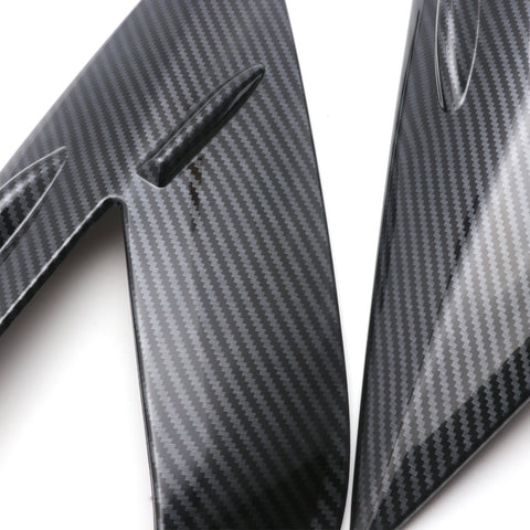 4pcs for Toyota RAV4 2019 2020 Taillight Rear Light Frame Cover Trim, Sporty ABS Carbon Fiber Car Rear Lamp Cover Molding