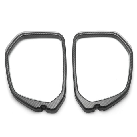 Carbon Fiber Style Type R Car Door Rearview Side Mirror Frame Cover Trims for Honda Civic 2016 2017 2018 2019 2020