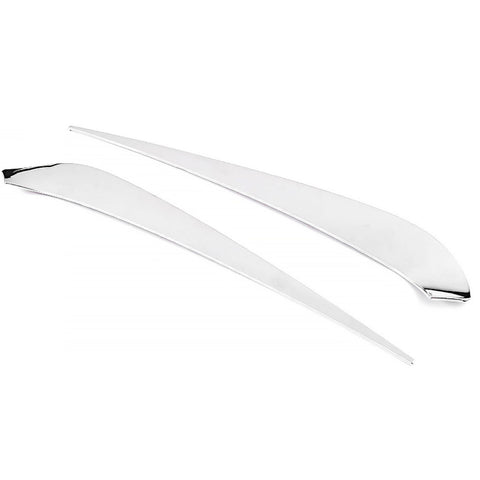 Bumper Protector - Car Front Bumper Guard Protect Cover Anti Scratch Sticker for Honda Accord 2018 - 2pcs Chrome ABS