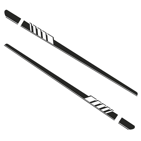 2x Sports Racing Car Graphics Side Lower Body Vinyl Long Stripe Decal Stickers