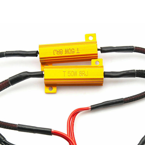 9006 9005 9012 LED Headlight Canbus Error Free Anti Flicker Resistor Canceller