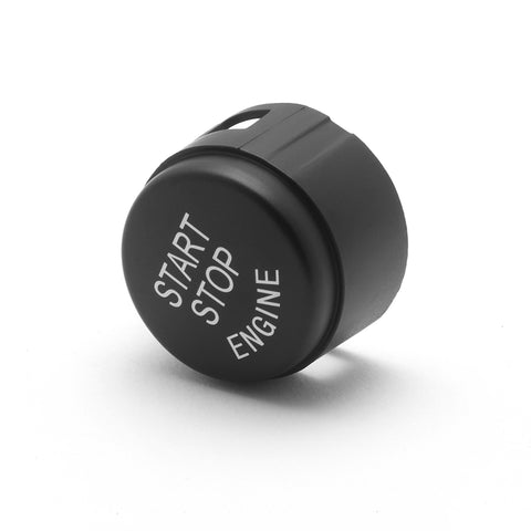 Engine Start Stop Button Power Ignition Push Switch Cover Trim for BMW F01 F02 F10 F11 F12 F13 F15 F16 F20 F21 F22 F23 F25 F26 F30 F31 F32 F33 F48 (F Class without OFF Button), Matte Black