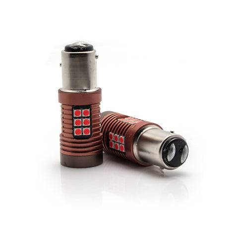 2x 30-SMD LED 1157 BAY15D Bulb for Brake Tail Stop Light Front Rear Turn Signal Lamp Parking Backup Reverse Light DRL Error Free