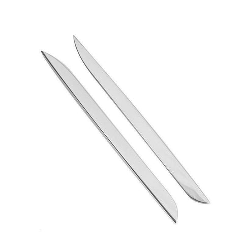 2pcs Stainless Chrome Rear Bumper Lower Lip Trim Guard for Toyota Camry SE XSE 2018-2024