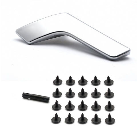Left Driver / Right Passenger Side Inside Interior Door Handle Repair Kit for Mercedes Benz W204 X204 GLK250 GLK300 GLK350 C230 C250 C350 C63 AMG 2008-2015, Matte Silver