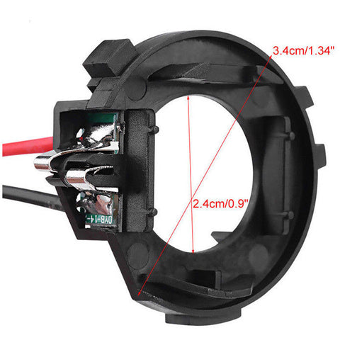 H7 LED Headlight Holder Adapter Conversion Kit for VW Golf MK7 MK6 Jetta