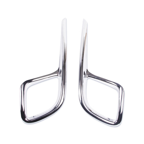 Chrome Rear Bumper Reflector Fog Lamp Cover Trim For Toyota Highlander 2014-2019