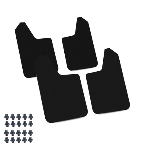 4PCS Front&Rear Black Universal Mud Flaps Splash Guards Fender Mudflap Mudguards