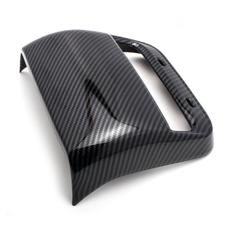 ABS Carbon Fiber Rear Air Conditioning AC Vent Outlet Cover Frame Trim For Tesla Model 3 2017-2023 & Model Y 2020-up