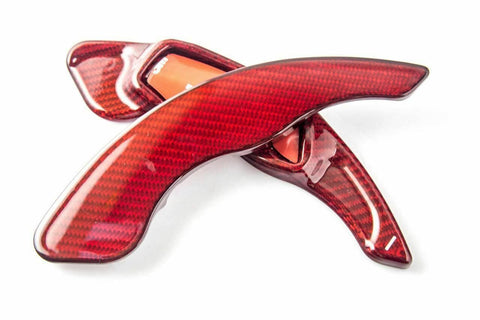 1 set Pure Real Carbon Fiber Steering Wheel Paddle DSG Shifter for Scion FRS Toyota GT86 Subaru Forester 2013 and up