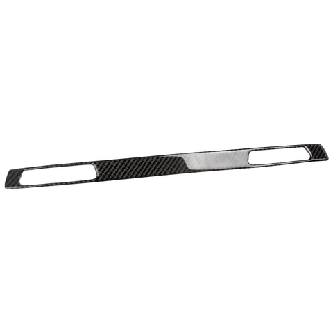 Real Carbon Fiber Copilot Cup Holder Strip Trim For BMW 3 Series E90 E92 E91 E93 2005-12