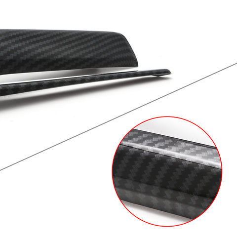 for Honda CR-V CRV 2017-2019 Front Grille Cover Trim, ABS Carbon Fiber Front Hood Grille Grill Edge Headlight Eyebrow Molding Decoration