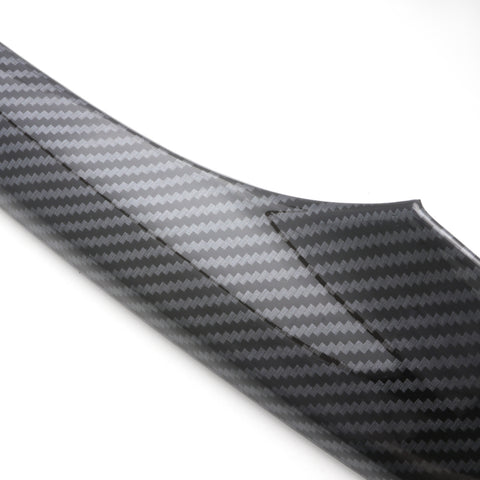 ABS Carbon Fiber Front Bumper Lip Cover Moulding Trim for Toyota Camry SE XSE 2018 2019 2020, Sporty Car Front Bumper Splitter Cover Trim Spoiler Diffuser Deflector