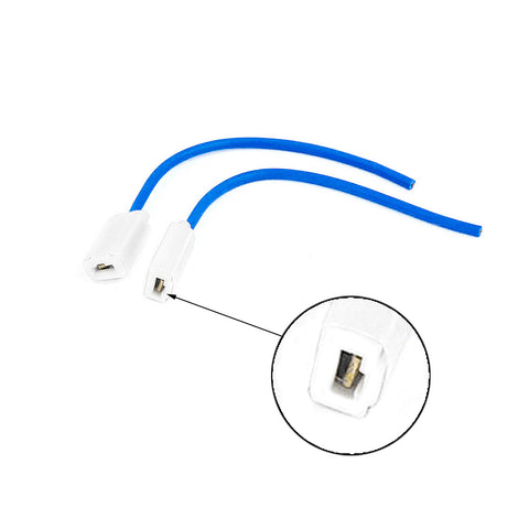 2pcs H1 Ceramic Plug Headlight Wiring Harness, Female Socket Connector Extension Pigtail