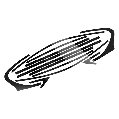 12x Chrome Blackout Delete Window Precut Wrap Cover Decal For Lexus GS350 GS450h