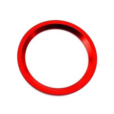3D Metal Stainless Steel Keyless Engine Push Start Button Decor Trim Ring for Audi A4 A5 A7 Red/ Blue