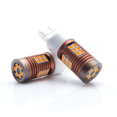 2x 30-SMD LED 7443 7440 7444NA Bulb for Brake Tail Stop Light Front Rear Turn Signal Lamp Parking Backup Reverse Light DRL Error Free