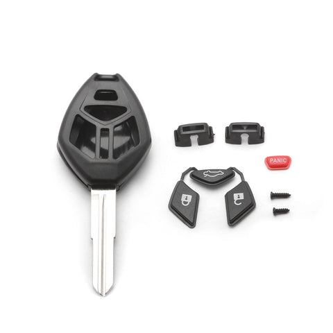 Keyless Entry Remote Fob Key for Mitsubishi Galant Eclipse Spyder Lancer Endeavor Outlander 2007-2012 Cover Case Replacement, Replace OUCG8D620MA(NO Chip)