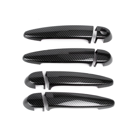 Carbon Fiber Pattern Door Handle Cover For BMW 3 Series E90 E91 Sedan X1 X2 X3 X4 X5 X6 2005-2012