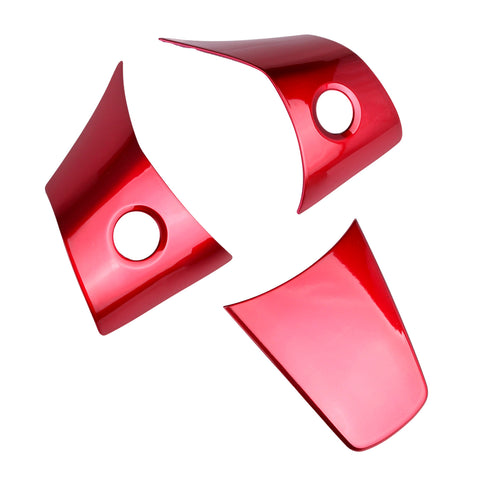 Red Steering Wheel Molding Cover Trim For Tesla Model 3 2017-2023 & Model Y 2020-up