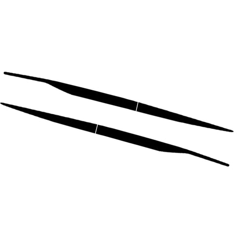 Black Car Door Side Skirt Stripe Waist Line Decal Body Sporty Decor Sticker for BMW Coupe Sedan - Car Exterior Decoration