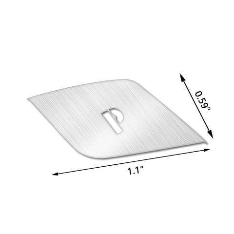 Silver Gear Shift Knob Lever P Parking Shift Button Cover Frame Trim For BMW 5 6 7 Series GT X3 X4 G11 G30 G32 G01 G02 520i 530i 540i 640i 740i