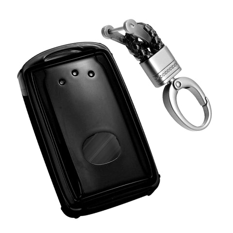Black Soft TPU Full Protect Remote Smart Key Fob Cover For Mazda CX-9 2020-2025