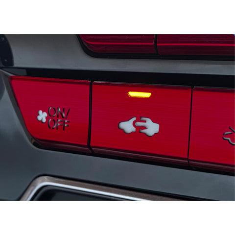 12Pcs Aluminum Center Dashboard Switch Cover Trim For Honda CR-V DX 2017-2022