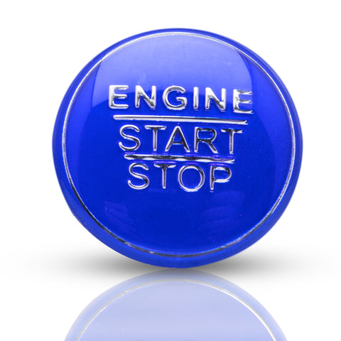 Blue / Black / Red Keyless Engine Push Start Stop Button Cap Trim for Toyota Camry Tacoma Corolla Prius Avalon Yaris