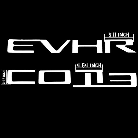 Matte Black / Red / White / Silver Trunk Tailgate Vinyl Letter Sticker Insert Decal for Chevrolet Silverado 2019