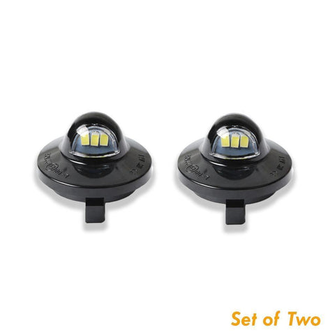 2 x LED License Number Plate Light Kit, License Tag Lamp for Ford F150 F250 F350 F450 F550 Explorer, Error Free Direct Fit, Xenon White