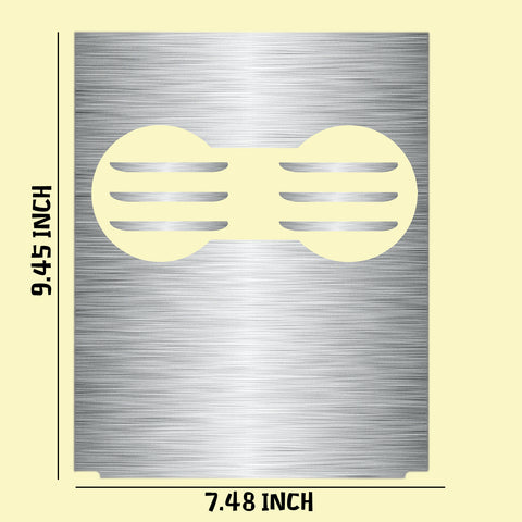 Matte Black / Matte White / Brushed Silver Cup Holder Center Console Vinyl Decal Sticker for Tesla Model 3