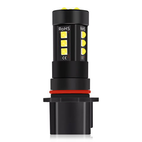 For Chevy Camaro 10-15 LED Bulb Daytime Running Light 6000K White P13W Fog Lamp