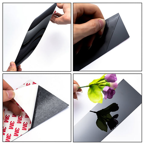 Pillar Post Trim Black for Toyota Corolla 2009 2010 2011 2012 2013, 6pcs Car Door Window Pillar Post Cover Molding Kit