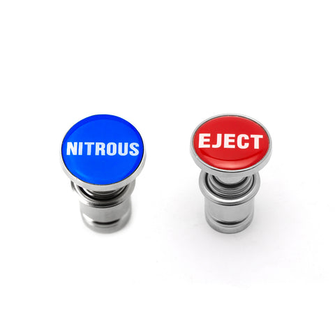 Eject and Nitrous Cigarette Lighter Push Buttons Plug Replacement Covers, Fit Cars Trucks SUVs with 12V Power Source