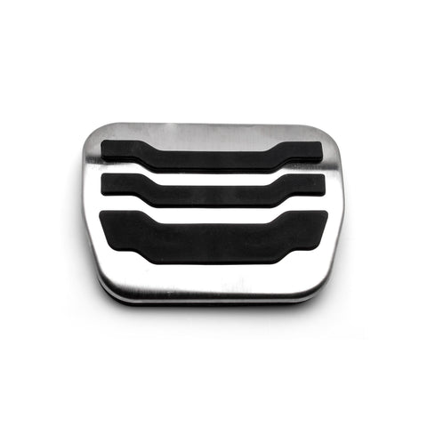 for Ford F-150 2009-2015 Aluminum Accelerator Brake Pedal Cover - Drill Free Anti-slip Gas Brake Paddle Protector - Non-slip Brake Foot Pedal Pad with Rubber Handle - Set of 2