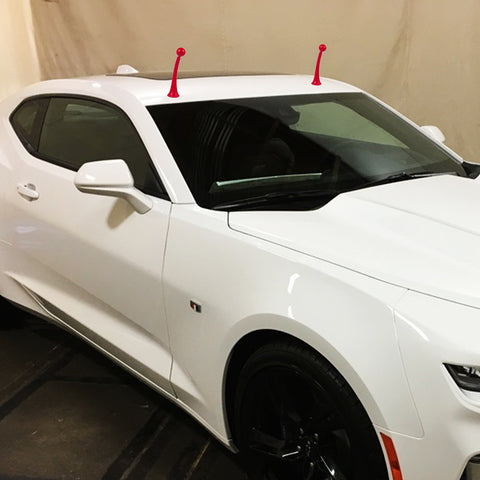 Red Creative Tentacles Decor Exterior Roof Ornaments Universal for Cars, Helmets