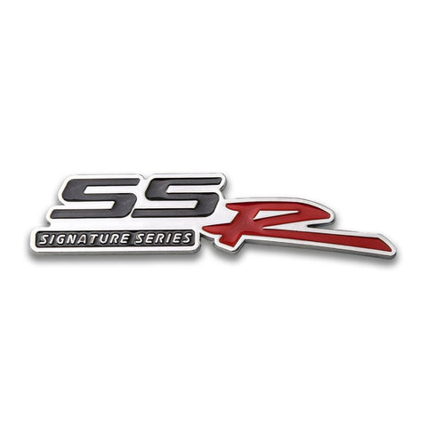 SSR Signature Series Emblem Decal for Car Side Fender Door Rear Trunk for Chevrolet, Luggage Laptop Badge