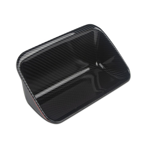 Carbon Fiber Texture Center Storage Box Cover Trim For Toyota Corolla 2020-2023