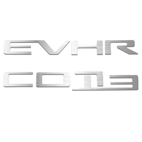 Matte Black / Red / White / Silver Trunk Tailgate Vinyl Letter Sticker Insert Decal for Chevrolet Silverado 2019