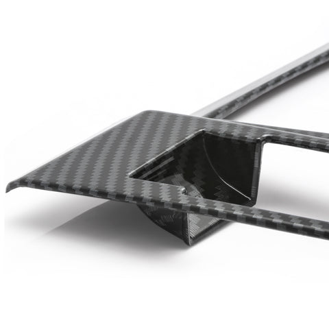 Carbon Fiber Style Gear Shift Knob Console Panel Frame Cover Trim for Honda CR-V CRV 2017 2018 2019 2020 2021