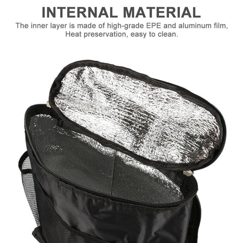 Organizer Multi-Pocket Back Seat Road Trip Traveler Insulation Storage Bag Case For Car SUV