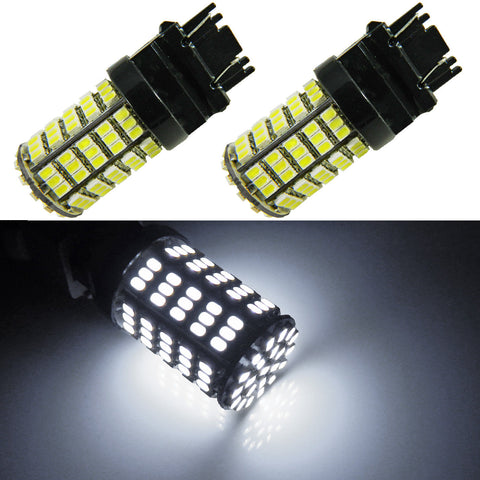 Xenon White 3157 3156 5630 127-SMD LED Backup Reverse Tail Brake Stop Lights