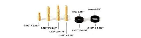 4.7" TRD Logo Carbon Fiber Black Polished Aluminum Alloy Screw-On Radio Aerial Short Antenna For Toyota Car Truck