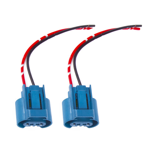 9005 HB3 H10 9145 Female Wire Harness Headlight Fog Light Use Replace Sockets 5"