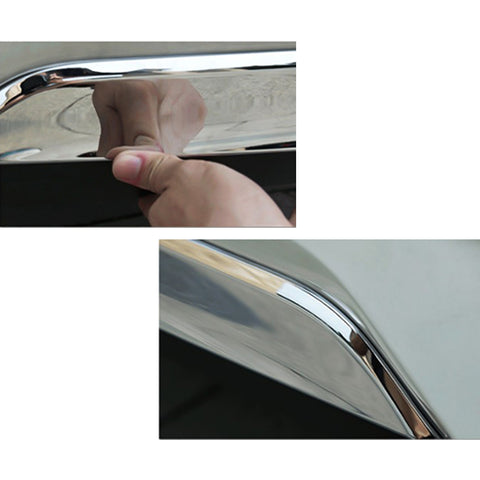 ABS Chrome Rear Bumper Lower Lip Cover Molding Trim for Nissan Sentra 2016-2018