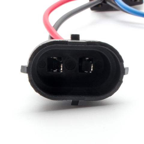 H11 H9 to H4 Conversion Wiring Harness Cable Socket Plug Adapter for Harley Davidson Road King Dual Beam Headlight