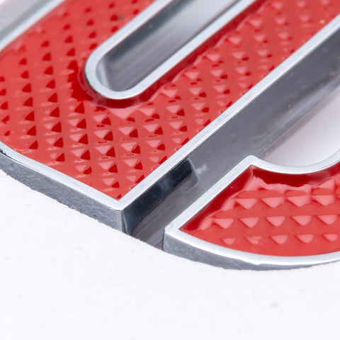 For Land Rover Front Hood 3D Emblem - Black/ Red RANGE ROVER Letter ABS Badge Decal for Rear Trunk Tailgate Decoration