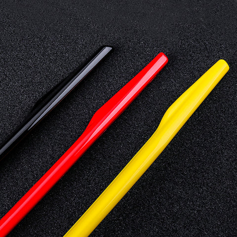 5pcs Germany Flag Style Front Kidney Grille Grill Insert Strip Trim Cover for Audi A4 2017-2018 2019