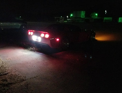 6000K White LED 1157 Backup Reverse Light Bulbs for Chevy Corvette C5 1997-2004